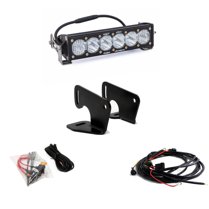 Baja Designs Polaris RZR Pro XP Hood Light Mount Kit 10in OnX6+ - Striker Modified