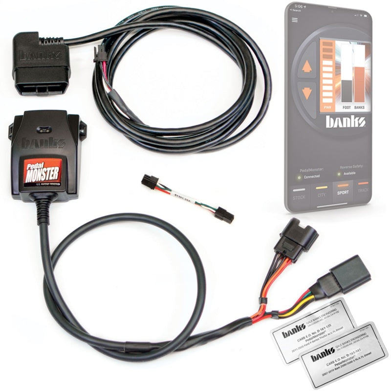 Banks Power Pedal Monster Kit (Stand-Alone) 07-19 RAM 2500/3500/11-20 Ford F-Series 6.7L Use w/Phone - Striker Modified