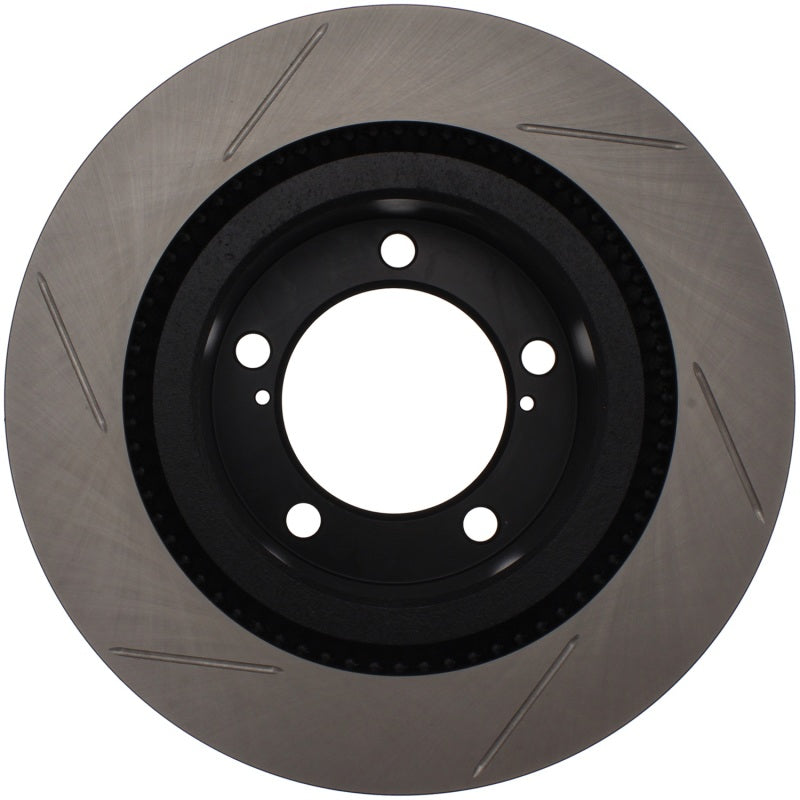 StopTech Power Slot 08-09 Toyota Sequoia / 07-09 Tundra Slotted Left Front Rotor - Striker Modified