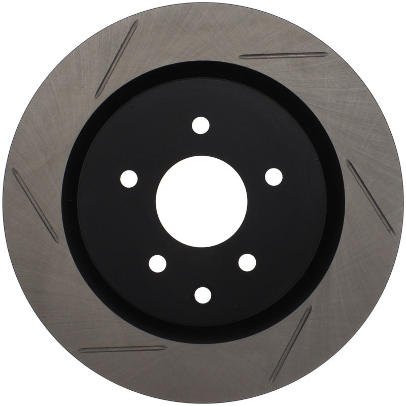 StopTech Power Slot 03-07 350z/ 03-04 G35 w/ Brembo SportStop Slotted Rear Right Rotor - Striker Modified