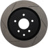 StopTech Power Slot 03-07 350z/ 03-04 G35 w/ Brembo SportStop Slotted Rear Right Rotor - Striker Modified