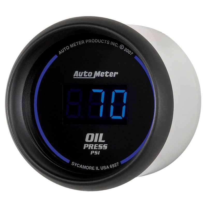 Autometer Cobalt Digital 52.4mm Black 0-100psi Oil Pressure Gauge - Striker Modified