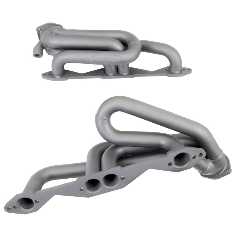 BBK 96-98 GM Truck SUV 5.0 5.7 Shorty Tuned Length Exhaust Headers - 1-5/8 Titanium Ceramic - Striker Modified