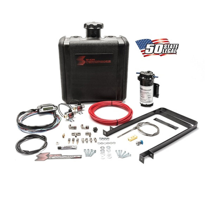 Snow Performance Stg 3 Boost Cooler Water Injection Kit TD (Red Hi-Temp Tubing and Quick Fittings) - Striker Modified