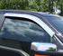 AVS 99-07 Chevy Silverado 1500 Standard Cab Outside Mount Front Window Ventvisor 2pc - Chrome - Striker Modified