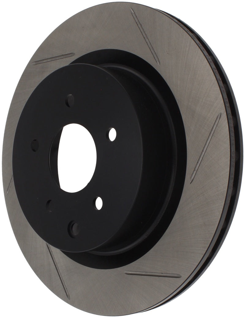 StopTech Power Slot 03-07 350z/ 03-04 G35 w/ Brembo SportStop Slotted Rear Left Rotor - Striker Modified