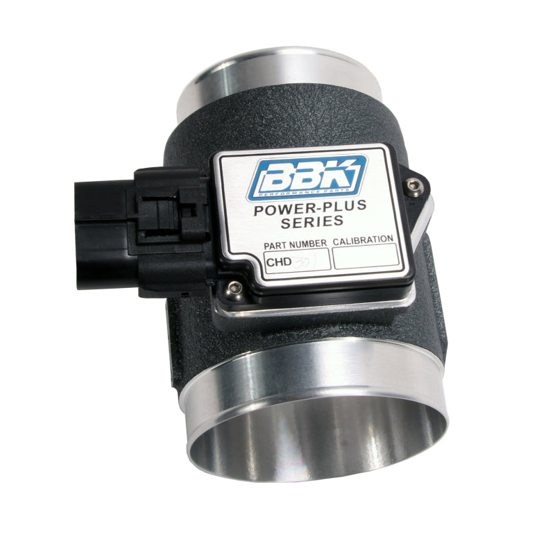 BBK 86-93 Mustang 5.0 Mass Air Meter 76mm 19 lb Inj. Cold Air Calibration - Striker Modified