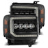 AlphaRex 14-18 GMC Sierra NOVA LED Proj Headlights Plank Style Black w/Activ Light/Seq Signal/DRL - Striker Modified