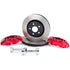 Alcon 2018+ Jeep JL 350x32mm Rotors 6-Piston Red Calipers Front Brake Upgrade Kit - Striker Modified