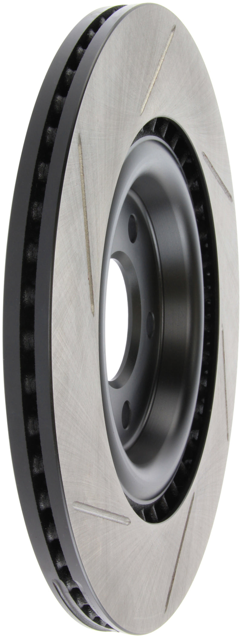StopTech Power Slot 12-13 Audi A6 Quattro/11-12 A7 Quattro / 10-13 S4 Rear Left Slotted Rotor - Striker Modified