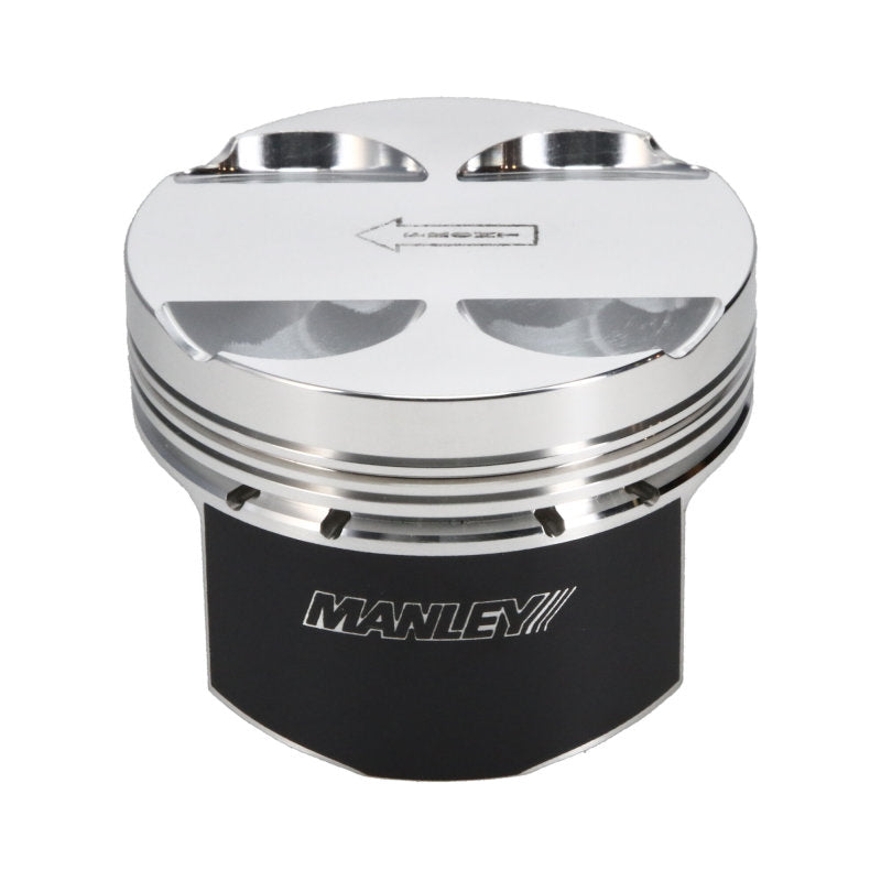 Manley 03-06 Evo 8/9 (7 Bolt 4G63T) 85mm STD Bore 9.0:1 Dish Pistons w/ Rings - Striker Modified