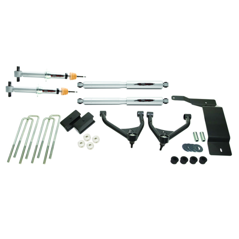 Belltech 16-18 Chevrolet Silverado / GMC Sierra 1500 4WD 4in Suspension Lift Kit w/ Shocks - Striker Modified