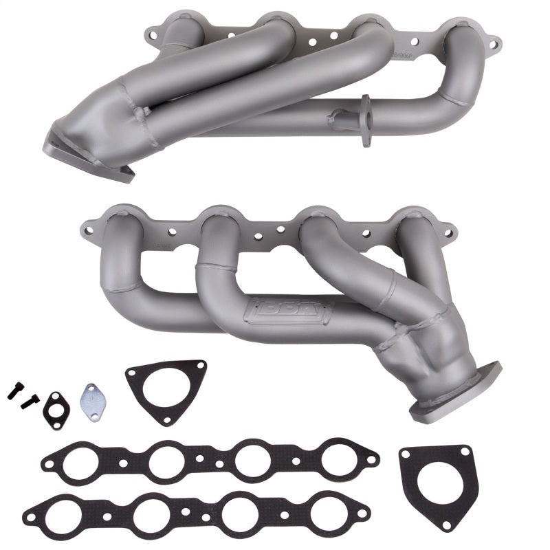 BBK 99-04 GM Truck SUV 6.0 Shorty Tuned Length Exhaust Headers - 1-3/4 Titanium Ceramic - Striker Modified
