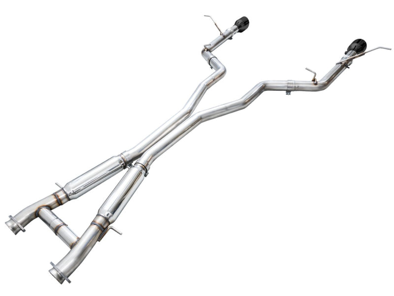 AWE Tuning 18-23 Dodge Durango SRT & Hellcat Track Edition Exhaust - Diamond Black Tips - Striker Modified