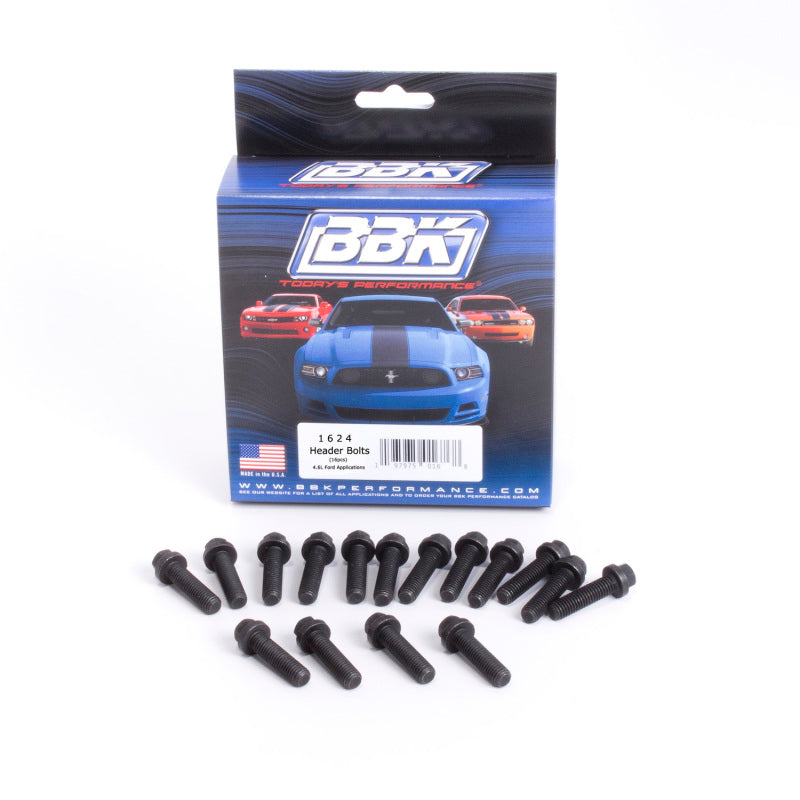 BBK Ford Modular 4.6 5.4 Exhaust Header Bolts 8mm 1.25 x 30mm (16) - Striker Modified
