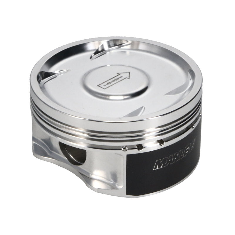 Manley 04+ Subaru WRX STi (EJ257) STD Stroke 100mm +.5mm Bore 8.5:1 Dish Piston Set with Rings - Striker Modified
