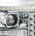 AlphaRex 11-16 Ford F-250 SD PRO-Series Projector Headlights Plank Style Design Chrome w/Seq Signal - Striker Modified