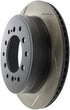 StopTech Power Slot 01-07 Toyota Sequoia/03-09 4 Runner / 03-09 Lexus GX470 Slotted Right Rr Rotor - Striker Modified