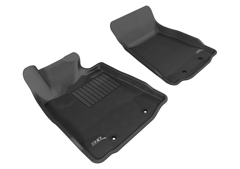 3D MAXpider 2009-2019 Nissan 370Z Kagu 1st Row Floormat - Black - Striker Modified