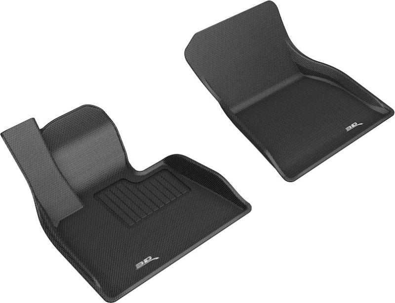 3D MAXpider 2019-2020 BMW X5 (G05)/X7 (G07) Kagu 1st Row Floormat - Black - Striker Modified