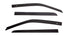 AVS 2022 Nissan Frontier Crew Cab Ventvisor In-Channel Window Deflectors - 4pc - Smoke - Striker Modified