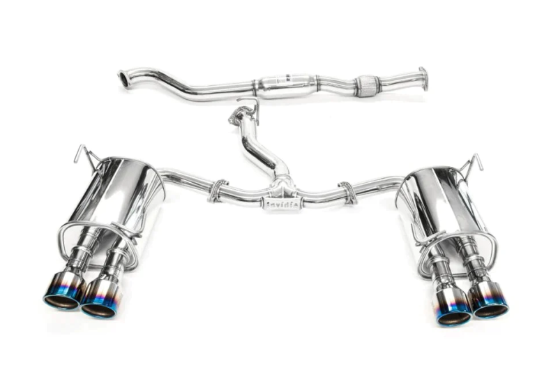 Invidia 2022+ Subaru WRX Q300 Rolled Titanium Tip Cat-Back Exhaust - Striker Modified