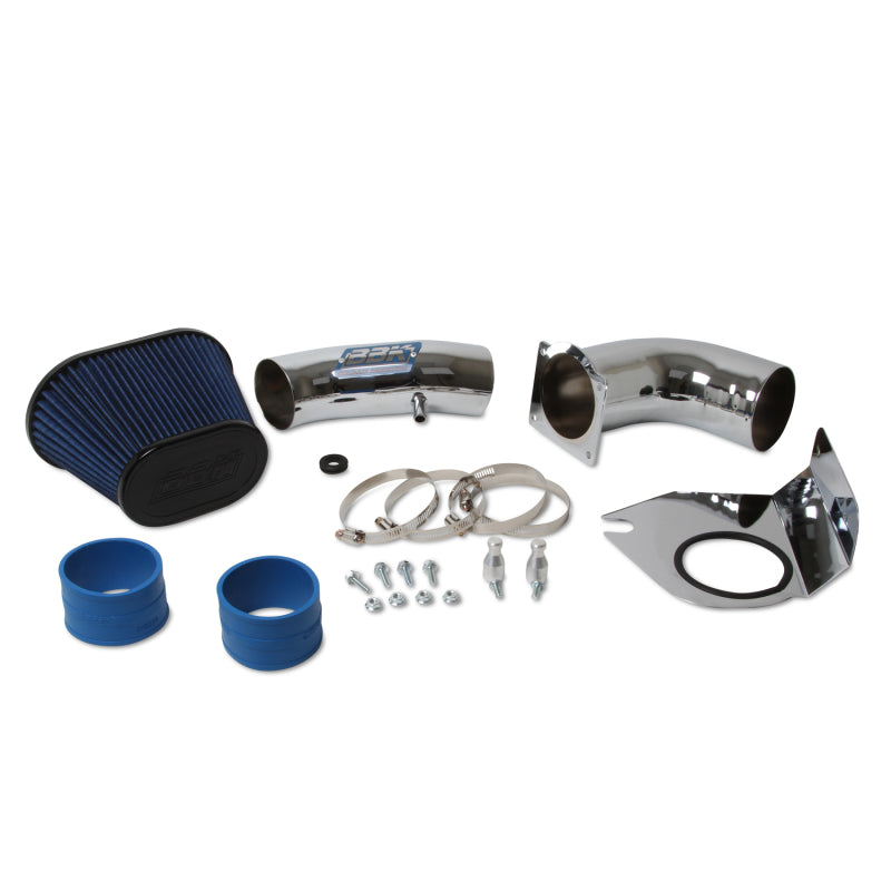 BBK 94-95 Mustang 5.0 Cold Air Intake Kit - Chrome Finish - Striker Modified