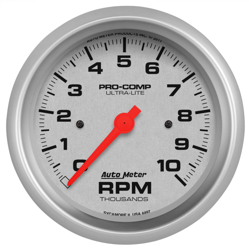 Autometer Ultra-Lite 87.5mm 10K RPM In Dash Tach - Striker Modified