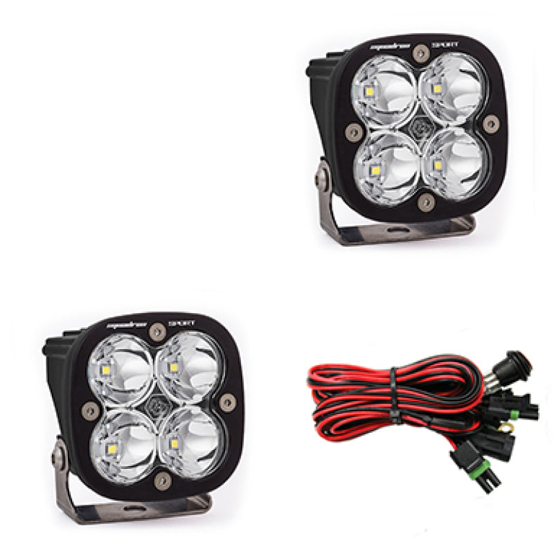 Baja Designs Squadron Sport Work/Scene Pair LED Light Pods - Clear - Striker Modified