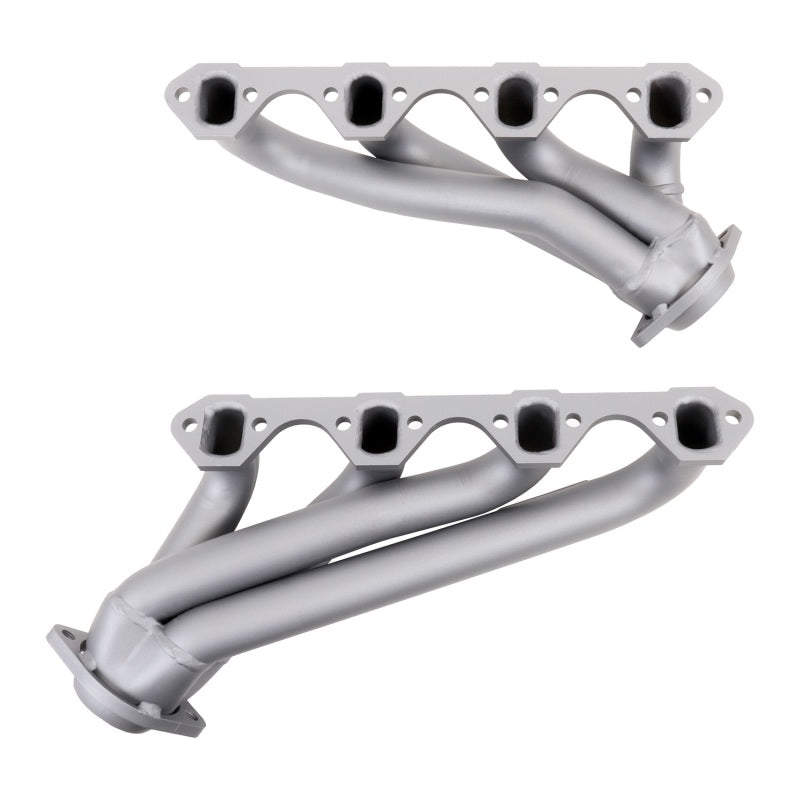 BBK 79-93 Mustang 351 Swap Shorty Unequal Length Exhaust Headers - 1-5/8 Titanium Ceramic - Striker Modified