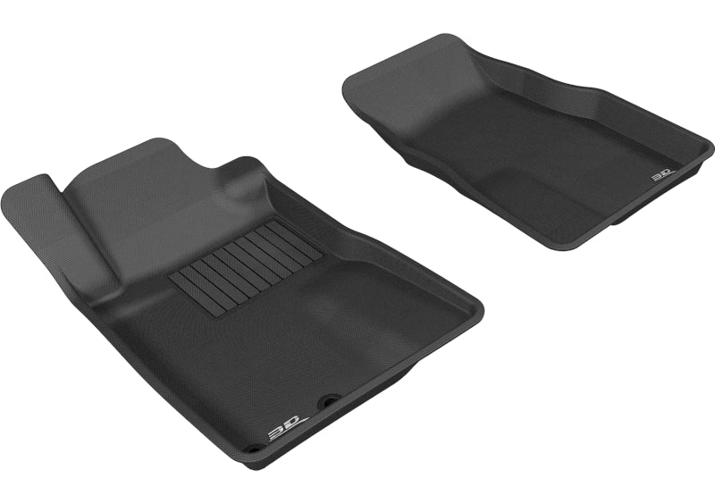 3D MAXpider 2005-2009 Ford Mustang Kagu 1st Row Floormat - Black - Striker Modified