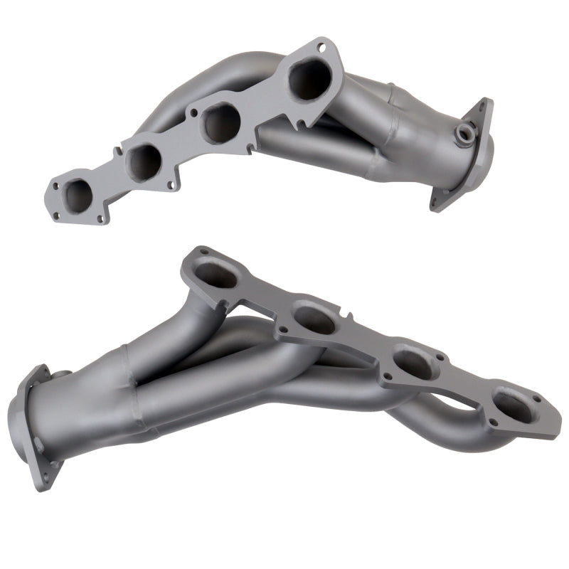 BBK 11-20 Dodge Challenger Hemi 6.4L Shorty Tuned Length Exhaust Headers - 1-7/8in Titanium Ceramic - Striker Modified