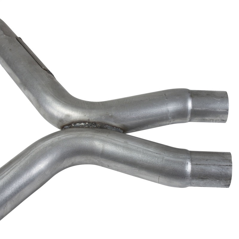 BBK 11-14 Mustang 3.7 V6 Short Mid X Pipe With Catalytic Converters 2-1/2 For BBK Long Tube Headers - Striker Modified