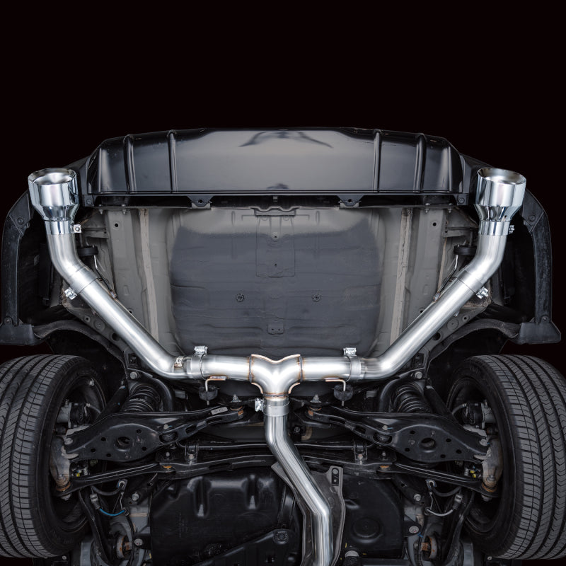 AWE Tuning 22+ Honda Civic Si/Acura Integra Track Edition Catback Exhaust - Dual Chrome Silver Tips - Striker Modified