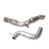 BBK 2015-16 Ford Mustang 3 Ecoboost Down Pipe With Cats - Striker Modified