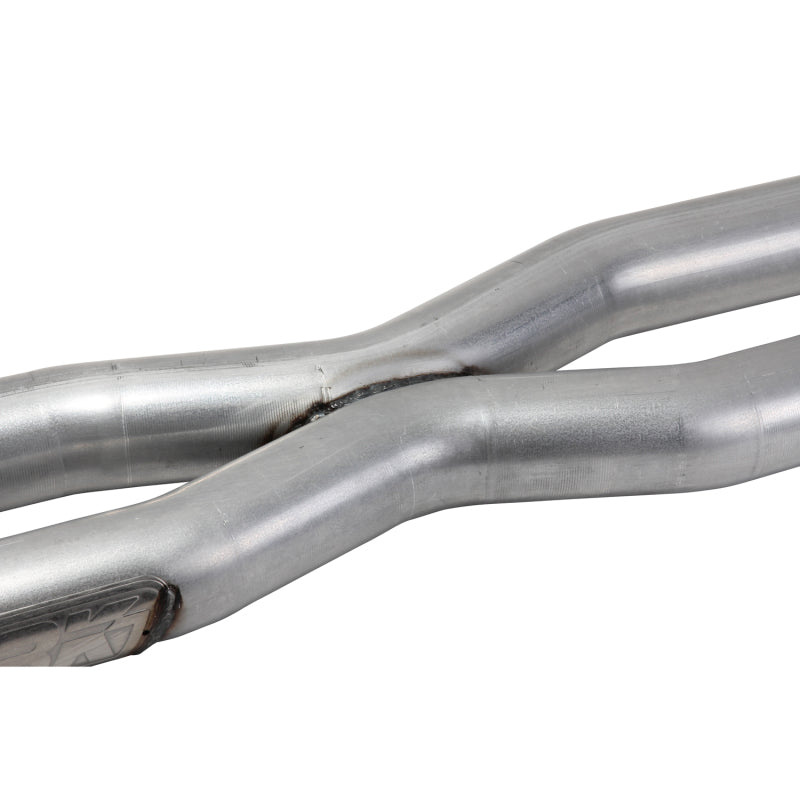 BBK 15-20 Ford Mustang GT 5.0L Resonator Delete X-Pipe (For Use w/Shorties Or Stock Manifolds) - Striker Modified