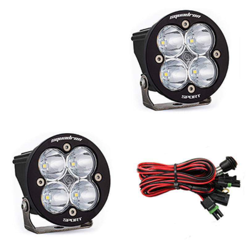 Baja Designs Squadron R Sport Work/Scene Pair LED Light Pods - Clear - Striker Modified