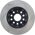 StopTech Power Slot 06-10 Audi A3 / 09 VW CC (Passat CC) / 06-09 GTI Mk V Left Rear Slotted Rotor - Striker Modified