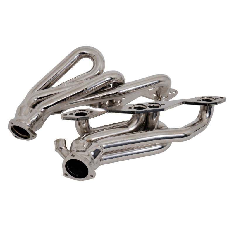 BBK 96-98 GM Truck SUV 5.0 5.7 Shorty Tuned Length Exhaust Headers - 1-5/8 Titanium Ceramic - Striker Modified