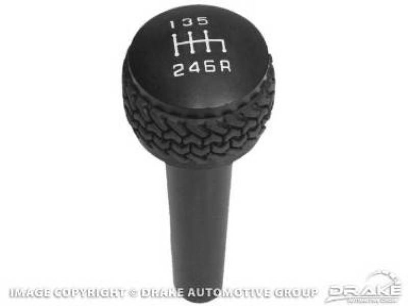 DV8 Offroad 2005-2010 Jeep TJ/JK 6-Speed Shift Knob Black Finish - Striker Modified