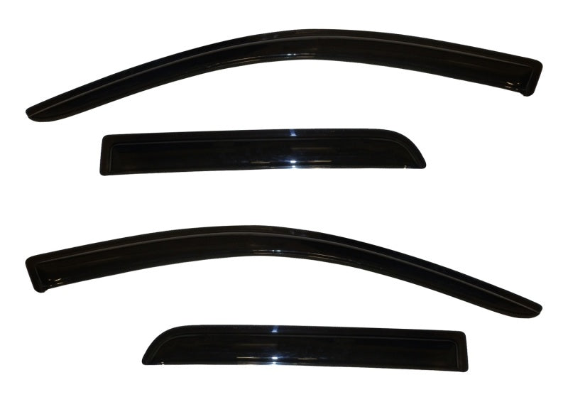 AVS 11-13 Mitsubishi Outlander Sport Ventvisor Outside Mount Window Deflectors 4pc - Smoke - Striker Modified