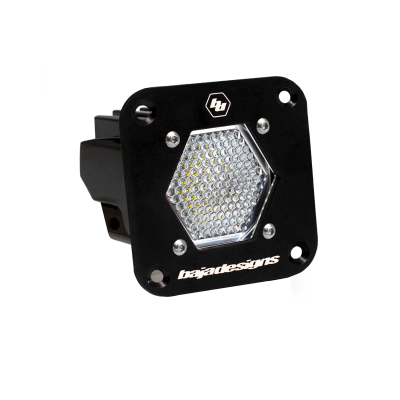 Baja Designs LED Light Pod Flush Mount Clear S1 Work/Scene Pattern - Striker Modified