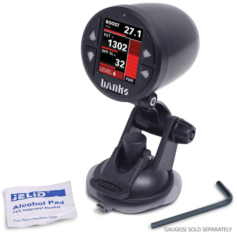 Banks Power 52mm Single Gauge Pod Kit w/ Sticky Base - Striker Modified