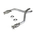 BBK 11-14 Mustang 3.7 V6 Short Mid X Pipe With Catalytic Converters 2-1/2 For BBK Long Tube Headers - Striker Modified
