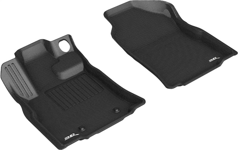 3D MAXpider 19-23 Subaru Ascent Kagu 1st Row Floormat - Black - Striker Modified