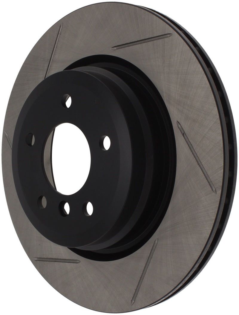 StopTech Power Slot 06 BMW 330 Series / 07-09 335 Series Rear Right Slotted Rotor - Striker Modified