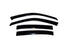 AVS 04-07 Chevy Malibu Ventvisor Outside Mount Window Deflectors 4pc - Smoke - Striker Modified