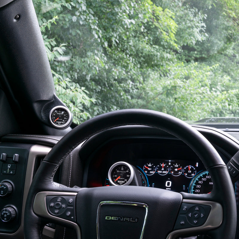 Autometer 15+ GMC Sierra / Chevy Silverado HD Single Steering Column 2 1/6inch Gauge Mount - Striker Modified