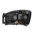 AlphaRex 06-08 Dodge Ram 1500HD NOVA LED Proj Headlights Plank Style Blk w/Seq Signal/DRL/Amber LED - Striker Modified