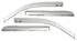 AVS 20-22 Chevrolet Silverado 1500 LTD Ext. Cab/DC F&R Ventvisor Window Deflectors 4pc - Chrome - Striker Modified